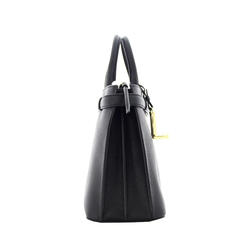 LANCEL Grand sac à main Faubourg L cuir grainé – Image 3